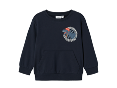 Name It dark sapphire dino sweatshirt